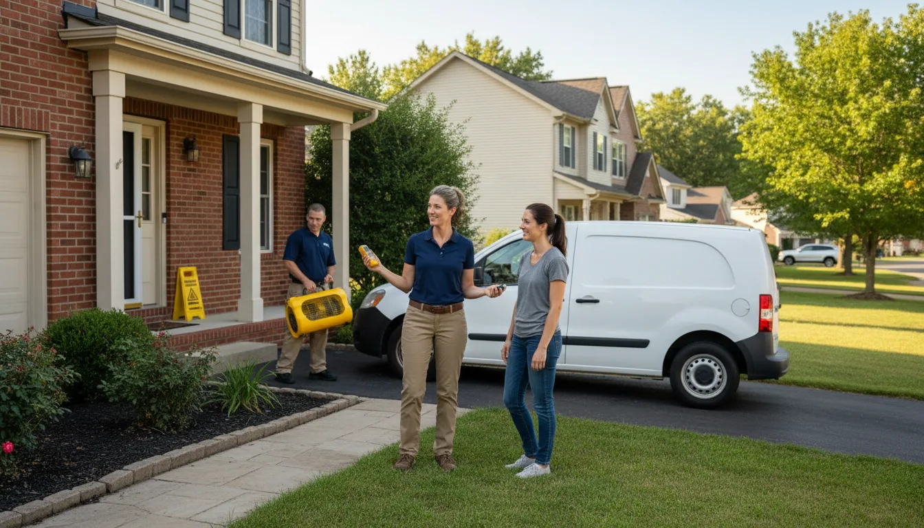 Water restoration image for Water Damage & Restoration Services in Alanreed, TX